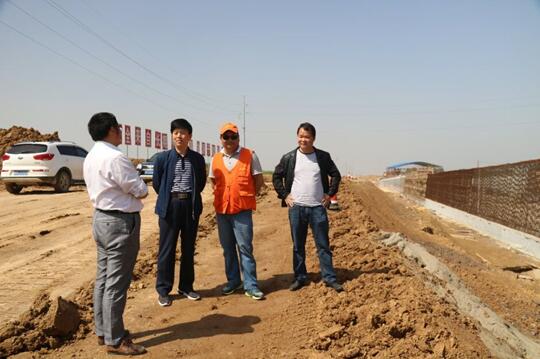 市交通質監局局長張敬軒調研滁州大道二標項目